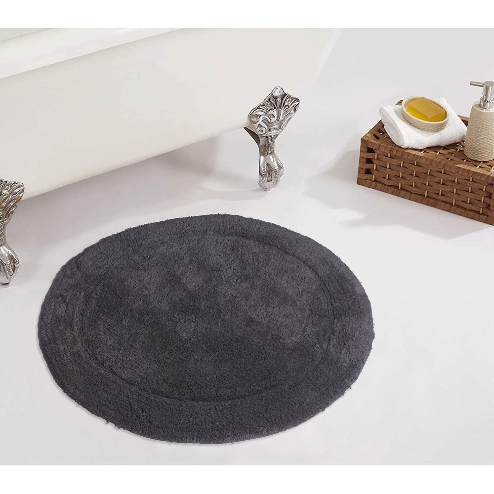 Grey Round Bathroom Rugs and Bath Mats Bed Bath & Beyond